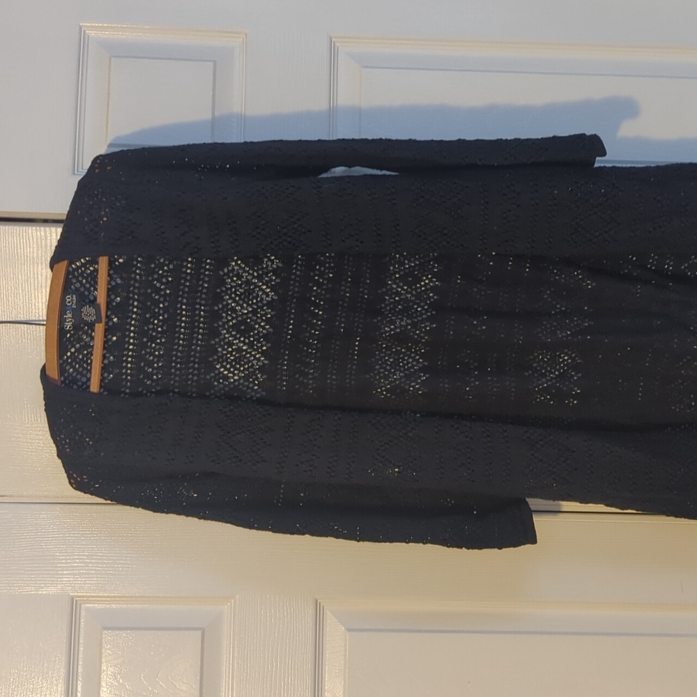 Boho crochet duster